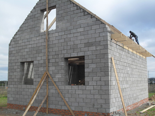 Дом из силикатного кирпича Силикатный материал