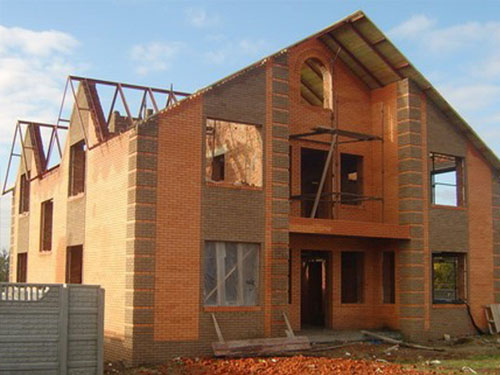Коттедж из керамического кирпича Коттедж из керамического кирпича